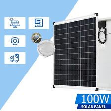 100W Watt Solar Panel 12Volt Mono for Off Grid RV Caravan Boat Shed Trailer Van