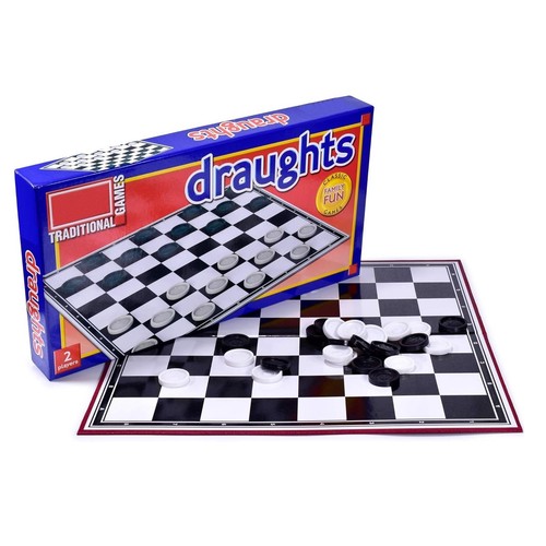 New traditional draughts board - traditional,