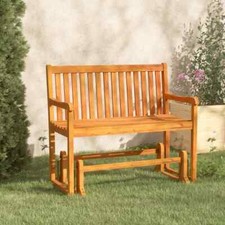 Garden Swing Bench 110 cm Solid Acacia Wood vidaXL
