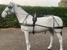 BIOTHANE HARNESS DRIVING SHETLAND PONY COB RED YELLOW BLACK *FREE POSTAGE*