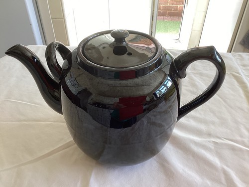 Large brown teapot pints 7 - large,
