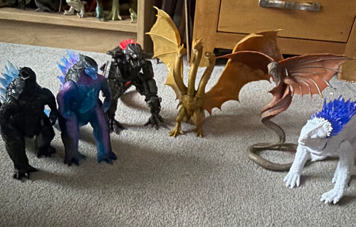 Godzilla monster verse toy lot - godzilla, monster-verse