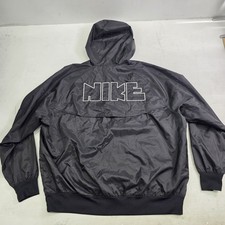 NIKE Spellout Windrunner Woven Lined Full Zip Windbreaker Men's Jacket Sz XL