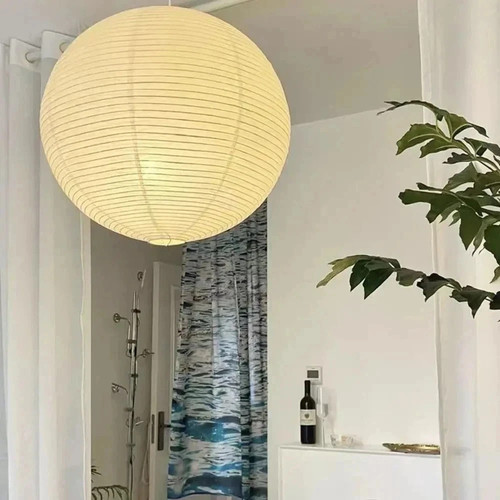 Round paper lamp shade - round,
