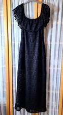 GOTHIC LACE STRETCH MAXI DRESS