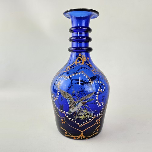 Antique bohemian blue - antique, glass