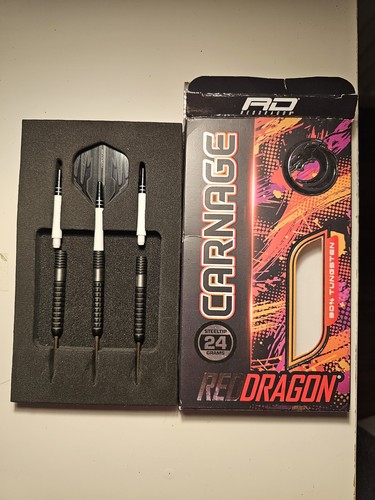 Red dragon carnage darts - red,