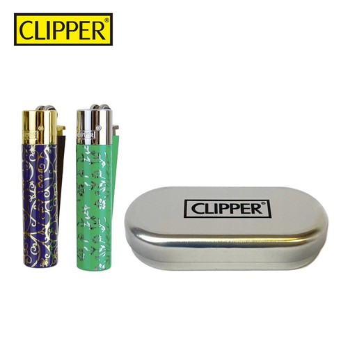 Metal clipper green blue - metal, or