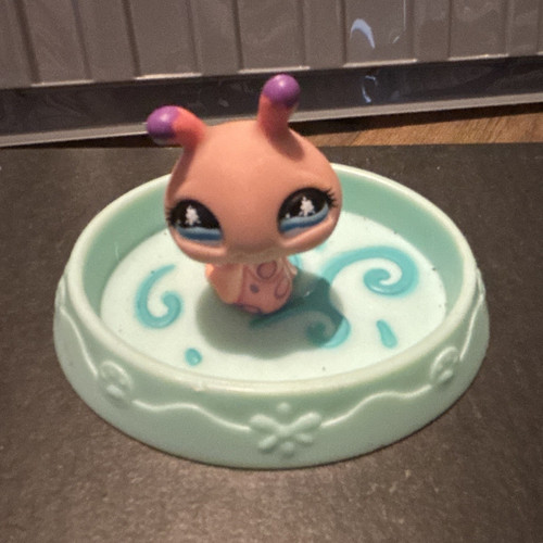 Littlest pet shop pink snail - pet,