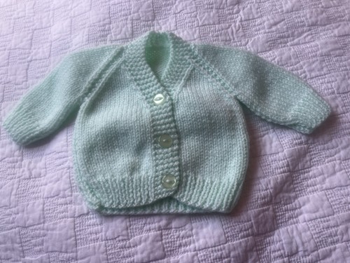 Hand knitted baby - baby, cardigan