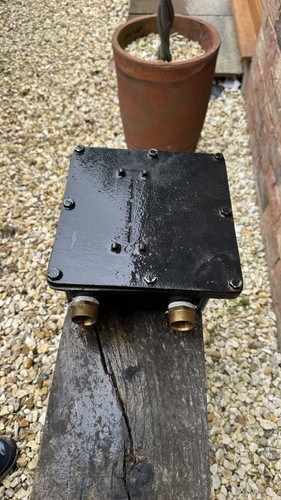 Aga cast hot water back - cast,