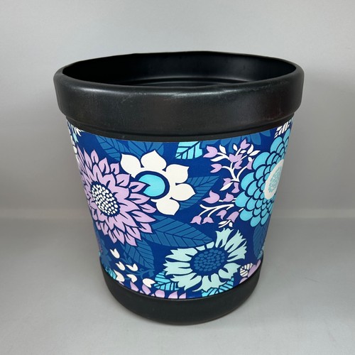 Vintage blue floral waste - floral,