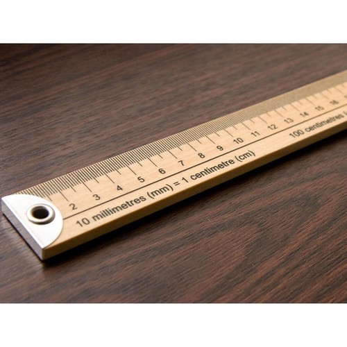 Wooden metre ruler stick - ruler,