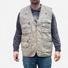 Q.K.M Cream Gilet Men's Size