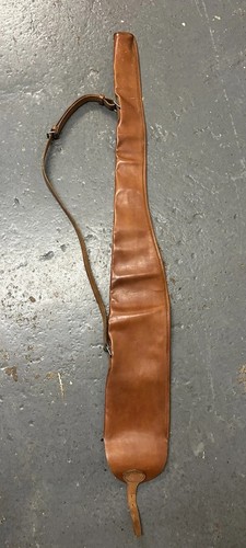 Leather shotgun slip - leather,
