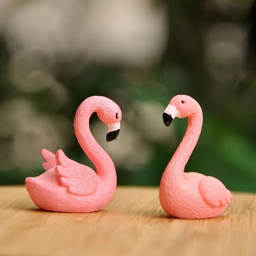 Flamingo ornaments miniature - flamingo,