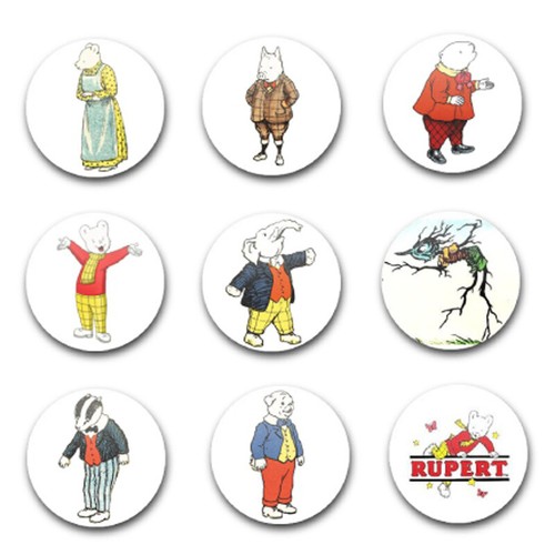 25mm inch button badges - 25mm,