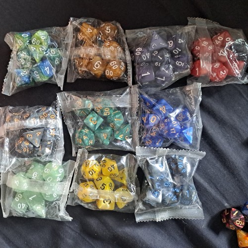 Random dnd dice - dice, set