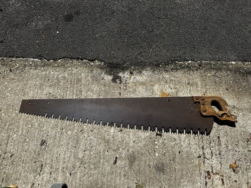 Vintage cross cut saw 3ft - cut, 36