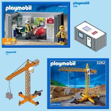 Playmobil * 3260 3270 3262 4080 CONSTRUCTION SITE OFFICE / CRANE * SPARE PARTS *