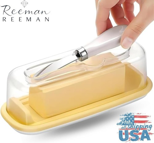 Butter dish with lid - lid, spreader