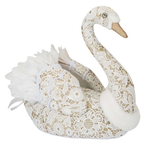 Christmas glitter swan - christmas,