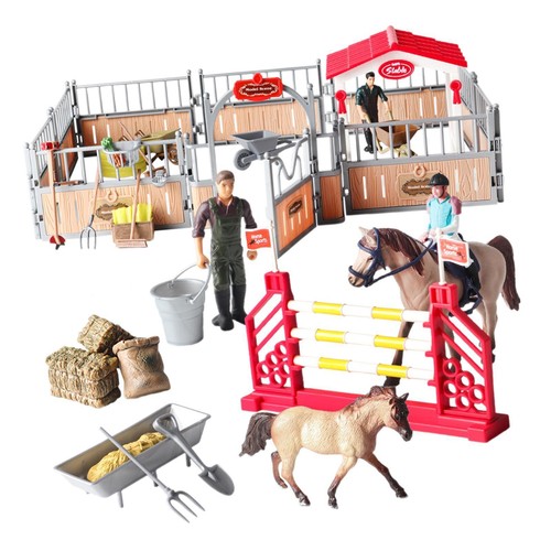 Horse stable playset farm - horse,