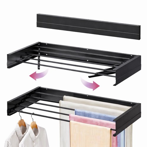 Wall mounted clothes airer - mounted,