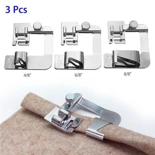 Rolled hem presser foot - hem, set