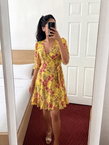 Zara yellow floral - zara, mini