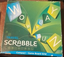 Family Mini Travel Scrabble Original Board Game Educational Puzzle. Superb