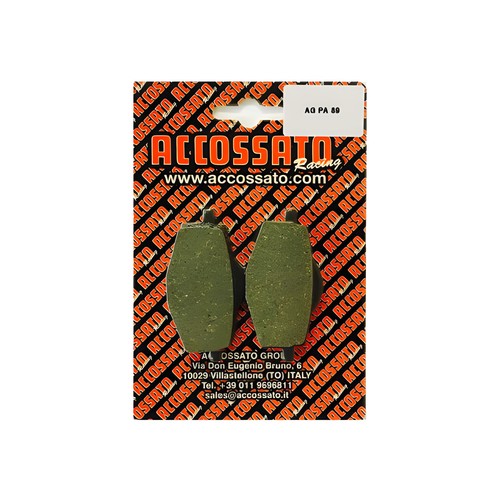 Front recessed brake pads - front,