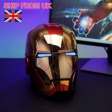 Iron Man 1:1 MK5 Jarvis Deformable Voice Control Wearable Helmet Christmas Mask
