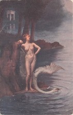 OLD FOREIGN GLAMOUR POSTCARD