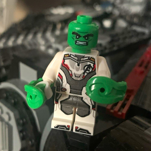 Lego marvel hulk green head - marvel,