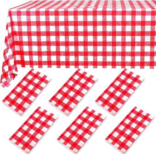 Pack gingham tablecloth - gingham,