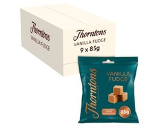 9 x Thorntons Fabulous Fudge Vanilla 85g Bags (Full box) | Fast Shipping UK