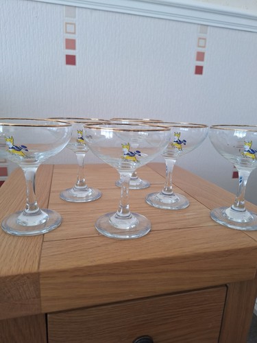 Vintage babycham glasses set - glasses,