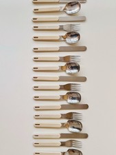 Rossetti Supreme Stainless Steel Cutlery with White Plastic Handles