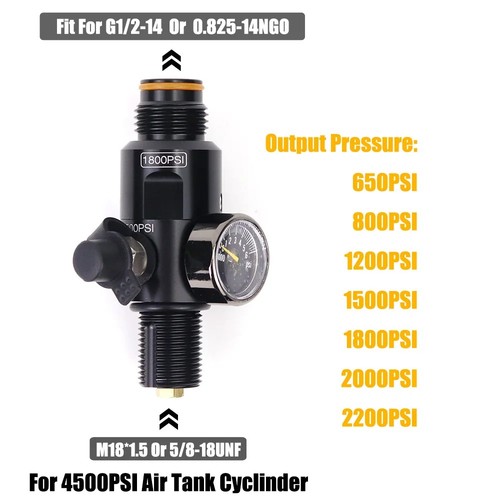 High pressure 4500psi air tank - high,