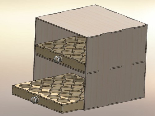 Drawer paint cabinet vallejo - cabinet,