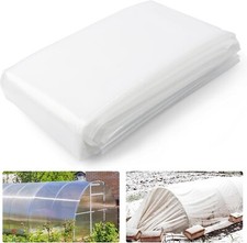 2M X 3M Heavy Duty Polythene Plastic Sheeting, Thick Clear Plastic Sheeting