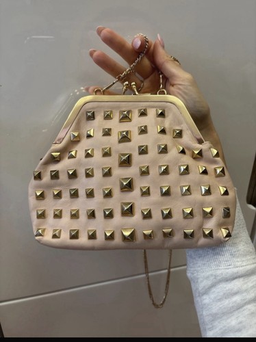 Leather light pink gold - leather,