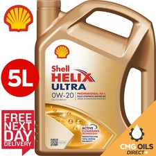 SHELL HELIX ULTRA PROFESSIONAL AS-L 0W20 FULLY SYNTHETIC CAR ENGINE OIL 5 L