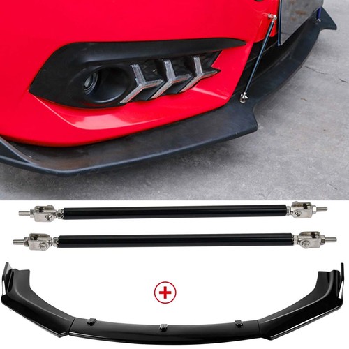 Gloss front bumper lip - gloss, spoiler