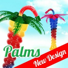 🔥 PALM TREE Novelty Reusable Drinking Cups Slush Colours 350ml 12oz Cup (HT1)