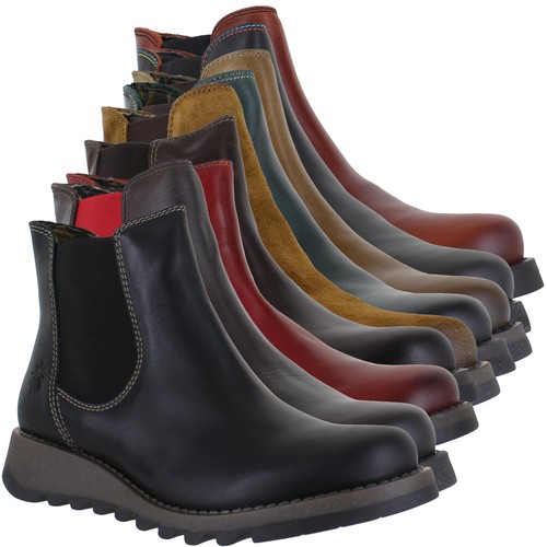 Womens fly london salv wedged - london,