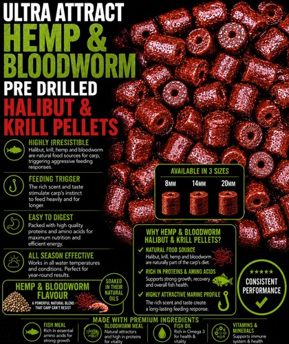 Ultra attract hemp bloodworm - hemp, &