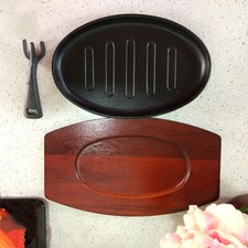 11" x 7" CAST IRON SIZZLE