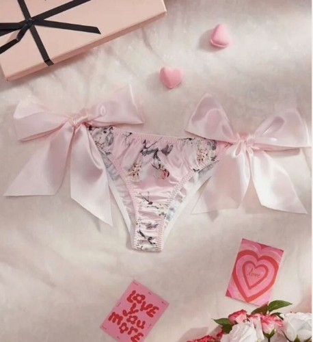 Satin floral sissy - 🎀,